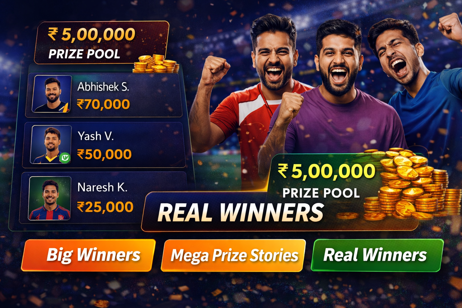 Come Guru 11 fantasy cricket result notes