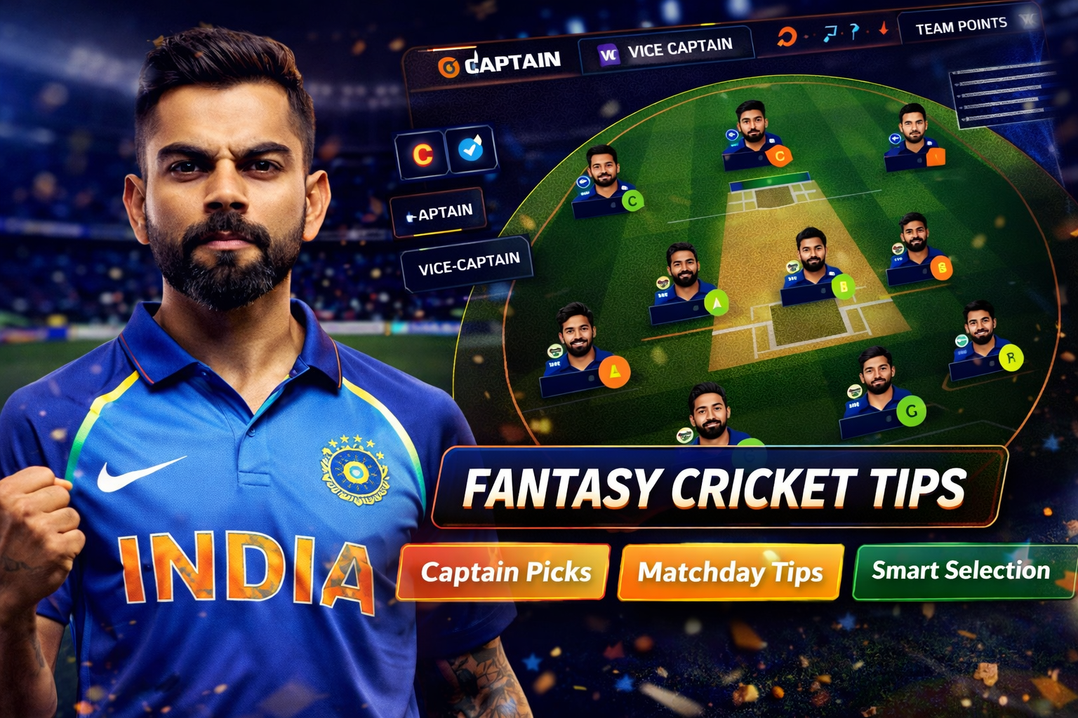 Come Guru 11 role based fantasy cricket checklist