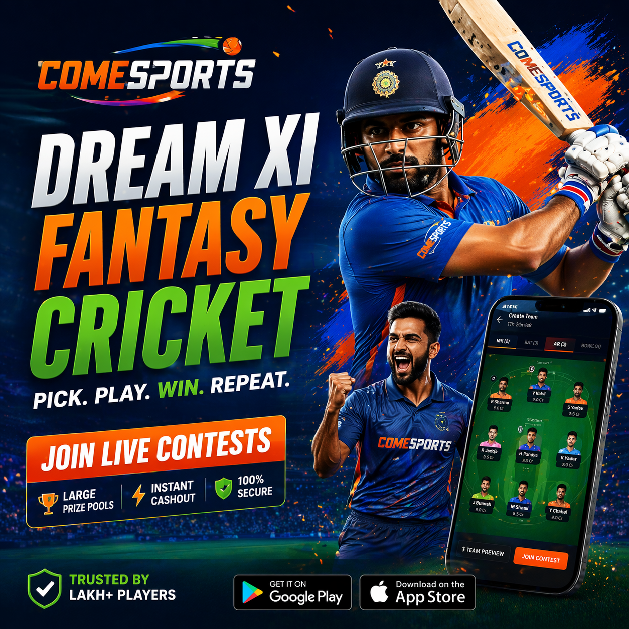 Come Guru 11 fantasy sports main visual